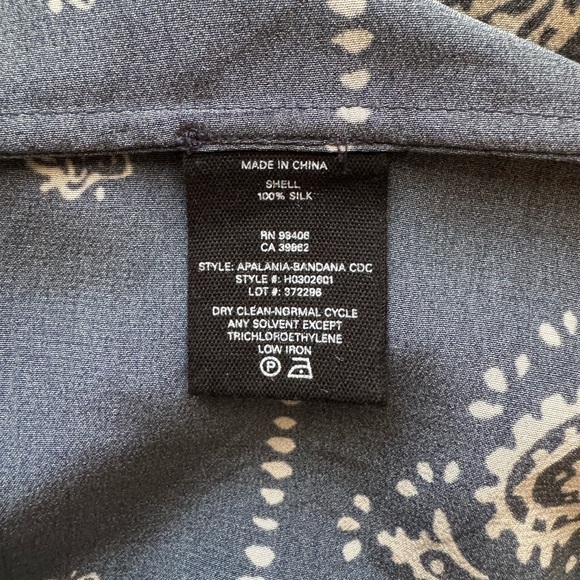 Theory Apalania Bandana Tank Dress Size 4 - Picture 10 of 10